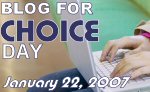 Blog for Choice banner button Blog for Choice banner button