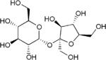 Molecular structure of sucrose. Molecular structure of sucrose.
