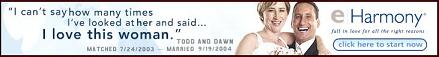 E-Harmony dating ad showing inter-racial couple