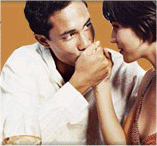 Match.com dating ad showing inter-racial couple
