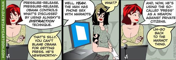 Apparently accidental funny Chris Muir strip.